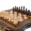 Шах със защитена от авторски права планина Арарат, луксозна дървена дъска